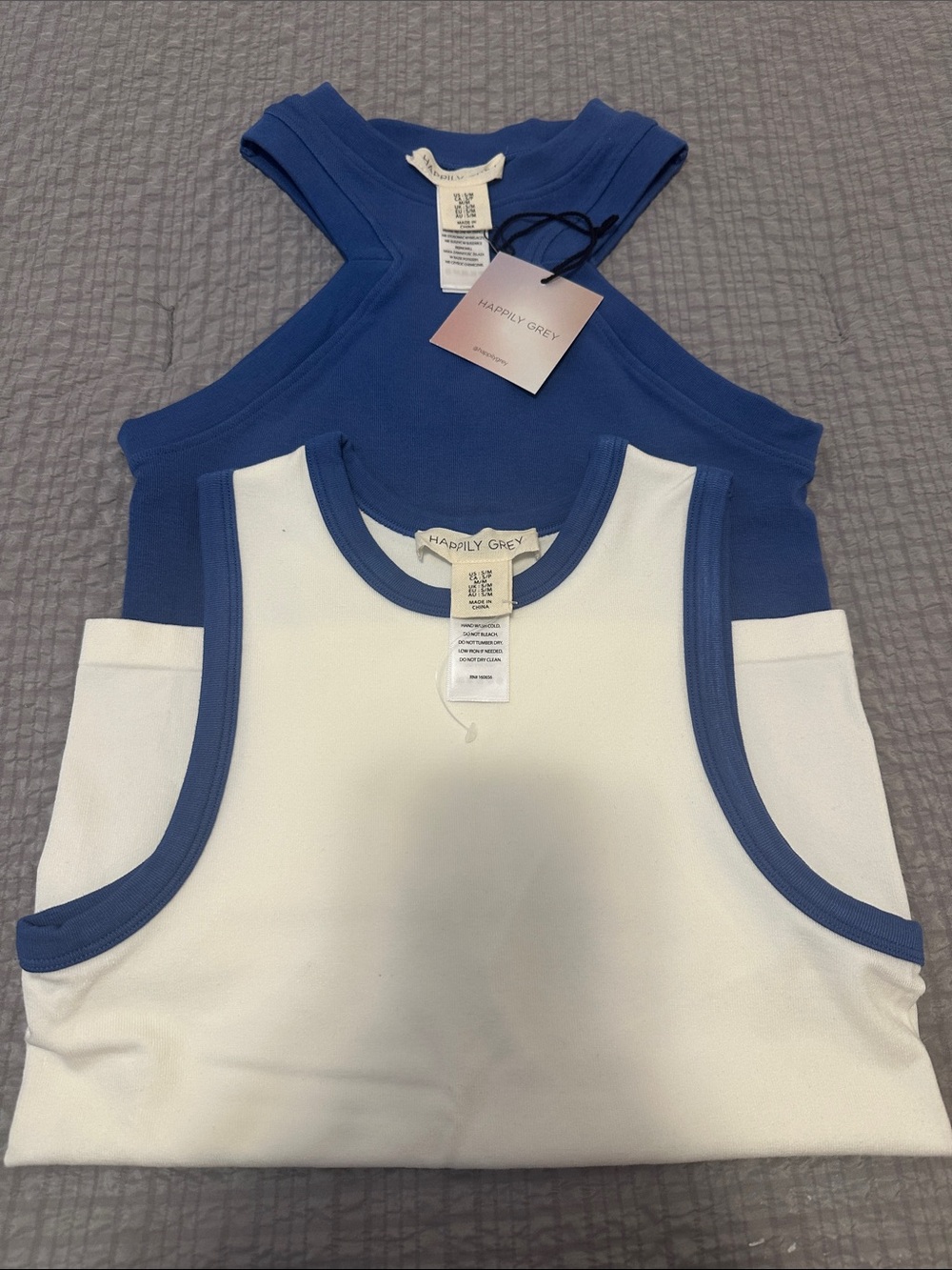Happily Grey Tanks